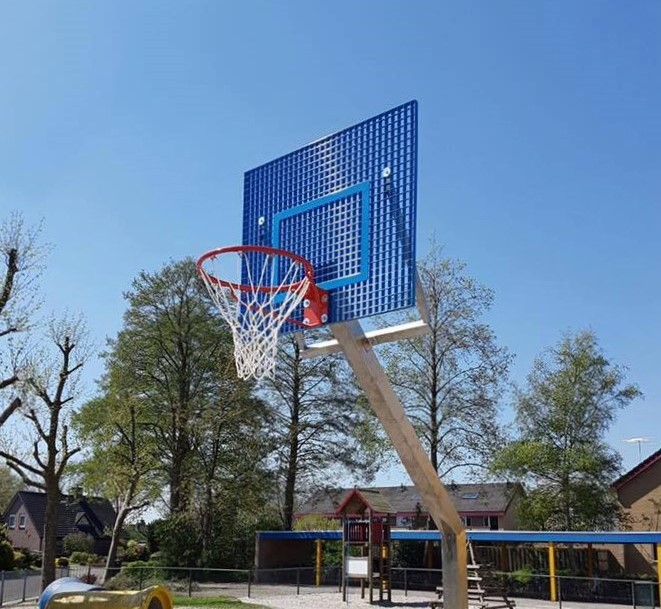Geen mozaïek Celsius Basketbalbord kopen? Geluidsarm en antivandaal | SKWshop