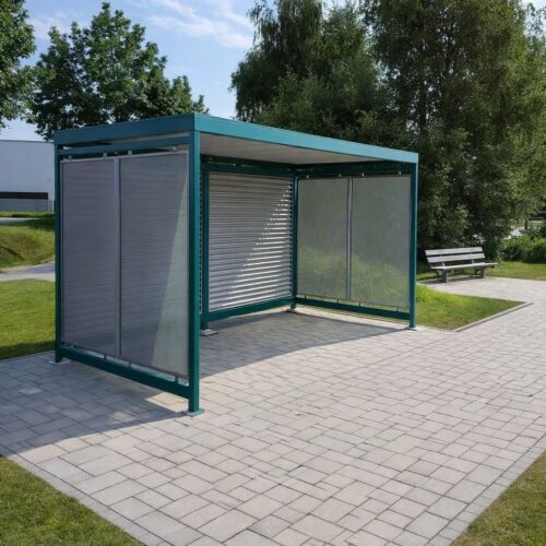 Overkapping voor jongeren staal