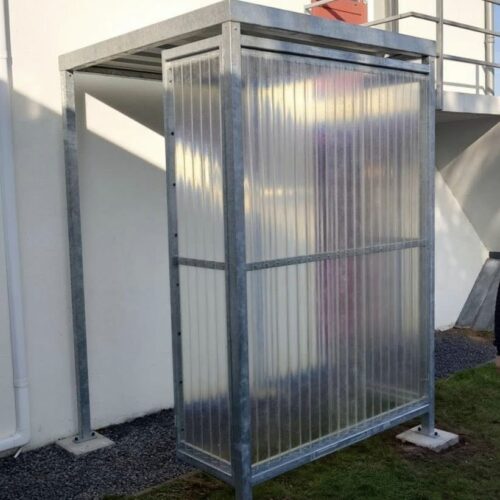 Rookhok - rookabri Perdok 50 Goedkoper rookabri 1.5x1.5m model Perdok
