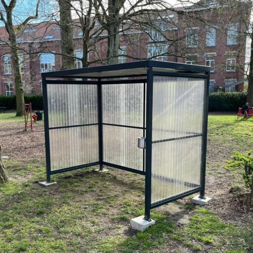 Rookhok - rookabri Perdok 54 Rookoverkapping kopen Perdok 3x1.5m Kapellen Belgie prefab betonpoeren