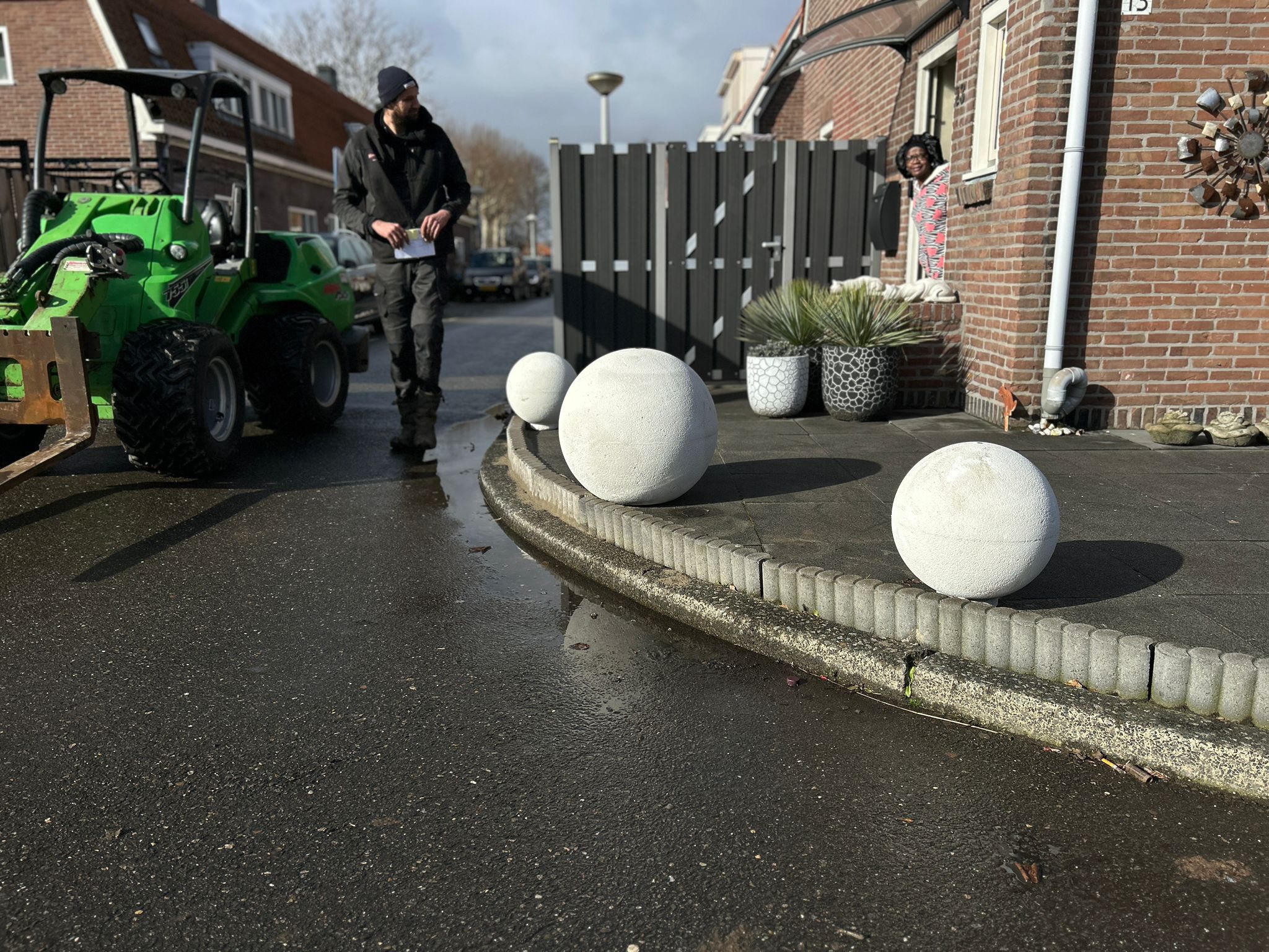 Afzetbol Vera 8 Betonnen afzetbollen