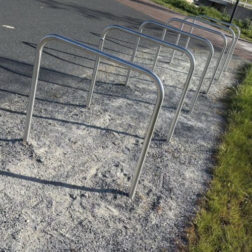 Fietsnietje 48 mm rond 41 Fietsnietjes rvs Groningen