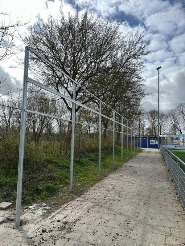 verzinkte fietsaanleunbeugels-fietsnietjes D60mm