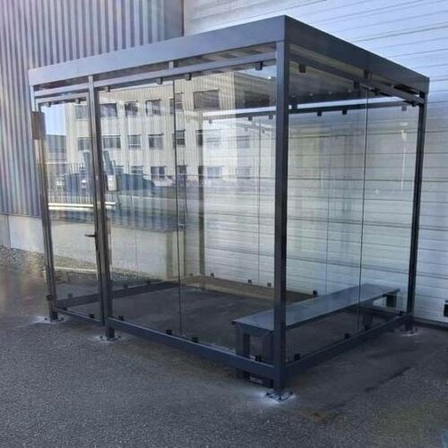 Rookoverkapping Myla 262 Rookoverkapping Myla 3x2 meter met deur Zuidbroek bedrijf
