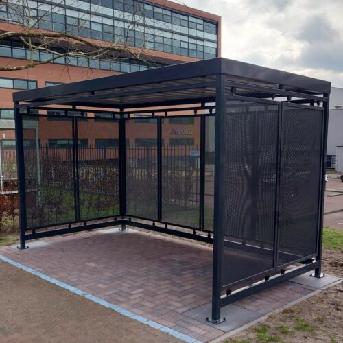 Rookoverkapping model Hagen 21 Roverkapping met stalen wanden