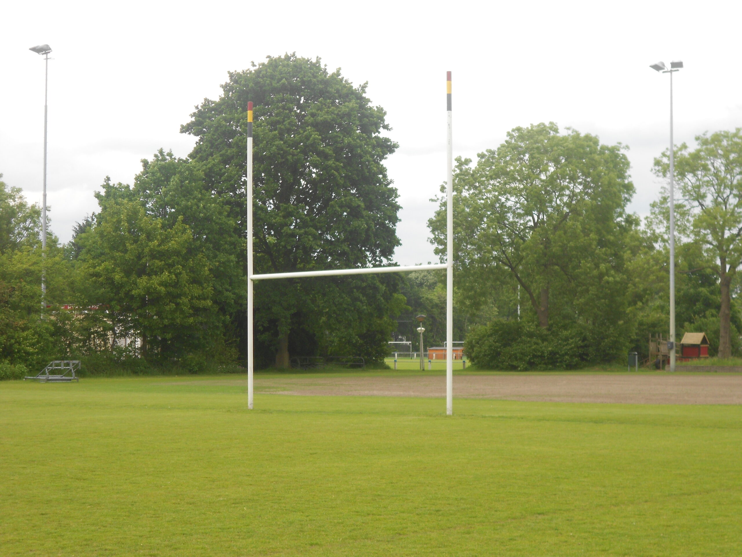 Rugby-Am footbal-goal 6,5 x 5,6 m. 2 Rugbydoel afmeting: 6.5 x 5.6 meter