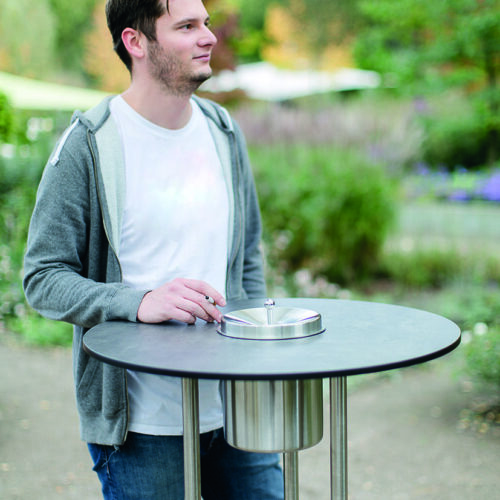 Rook sta-tafels, ideaal in uw rookoverkapping - rookruimte.