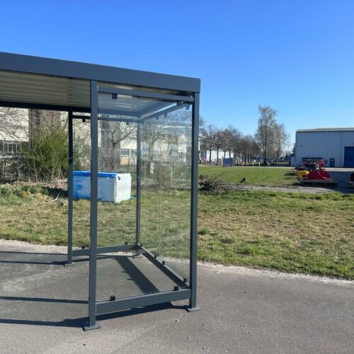 Rookoverkapping - automaat overkapping Palermo 7 Onze rookoverkabri Palermo model P3 (lengte 3 meter) met zitbank)