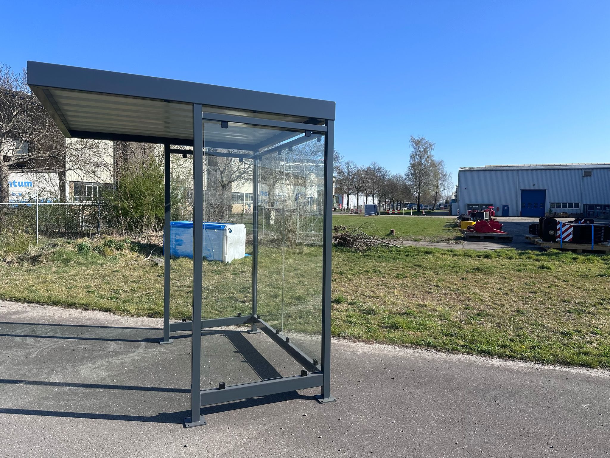 Rookoverkapping - automaat overkapping Palermo 2 Onze rookoverkabri Palermo model P3 (lengte 3 meter) met zitbank)