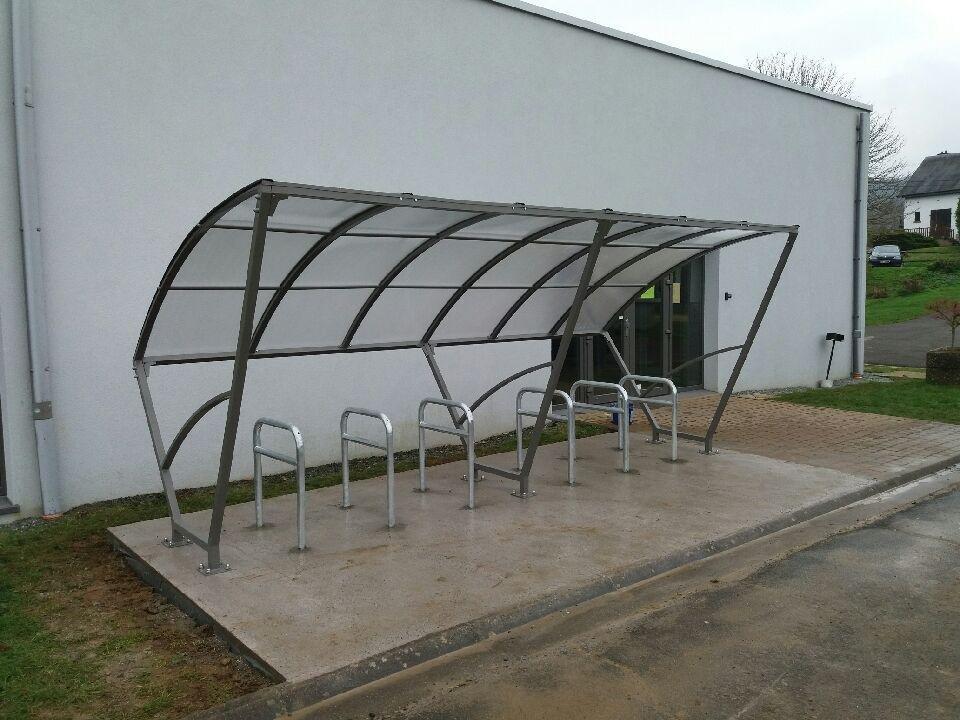 Fietsoverkapping Velo - Compact en Voordelig 2 Fietsoverkapping model Velo, in diverse RAL kleuren en afmetingen leverbaar