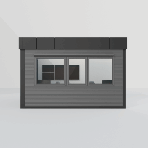 Portiercontainer - portiershuisje 19 Portiercontainer 4x3m