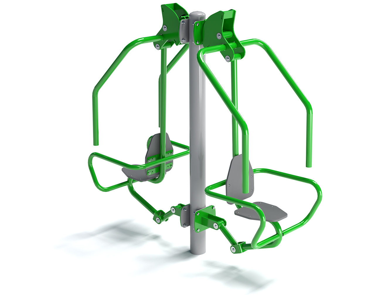 Buitenfitnesstoestel voor mindervaliden Double Chest Press 1 Buitenfitnesstoestel voor mindervaliden Double Chest Press