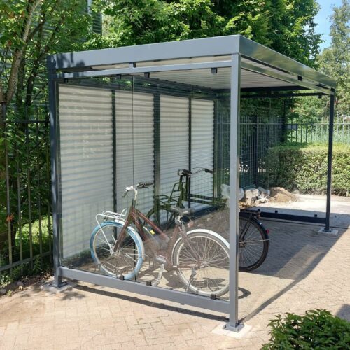 Fietsoverkapping Manheim - Modern en Maatwerk 76 Fietsoverkapping voor 10 fietsen