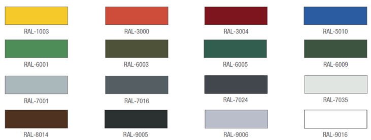 Parkbank Aurora 3 Standaard ral kleuren, andere op aanvraag mogelijk.
