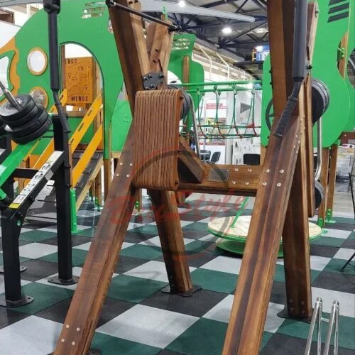 Krachtsporttoestel outdoor Triceps 11 Ontdek het complete assortiment houten outdoor fitness toestellen van SKWshop. Professionele kwaliteit voor buitengebruik.