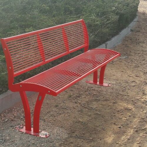 Picknicktafel Tauri 13 De parkbank - picknickset bank uitgevoerd in een fraaie rode ral kleur. RAL 3000