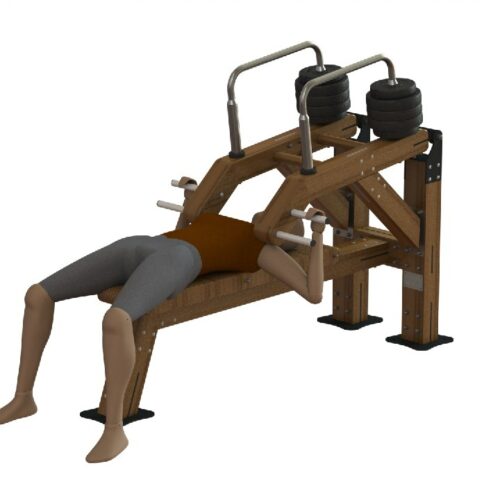 Krachtsporttoestel voor buiten bench press 10 Krachtsporttoestel voor buiten bench press - Afbeelding 3
