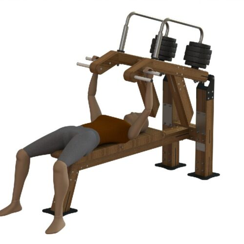 Krachtsporttoestel voor buiten bench press 11 Krachtsporttoestel voor buiten bench press - Afbeelding 4