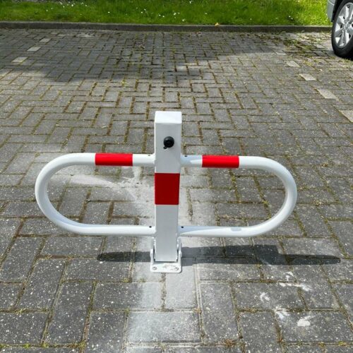 Parkeerbeugel model WR 14 Voorkom fout parkeren op uw terrein met neerklapbare parkeerbeugels