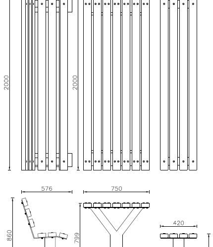 Picknicktafel model Space 9 Picknicktafel model Space - Afbeelding 5