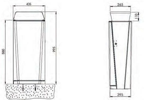 Afvalbak model Silk 9 Afvalbak model Silk - Afbeelding 5