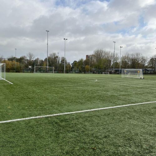 Pupillen voetbaldoel JVD150 49 Het trainingsveld van FC Groningen met onze JVD jeugd voetbaldoelen kruiwagenmodel.