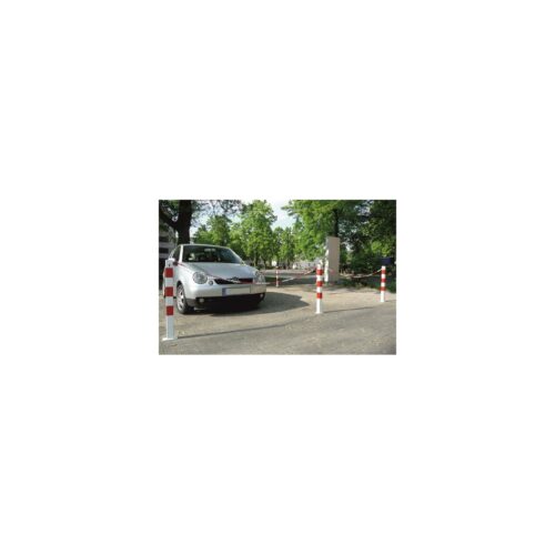 parkeerpaal met ketting 7 Antiparkeerpalen met ketting en kettingslot