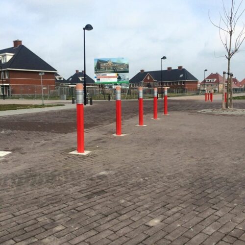 Ronde afzetpalen Potloodmodel 21 Antiparkeerpaal potloodmodel. Een ideale afzetpaal voor scholen en speelplaatsen.