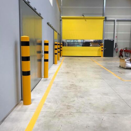 Anti-rampalen en zware parkeerpalen 89mm t/m 273mm 27 Afgebeeld de 2 meter uitvoering van onze antirampalen, met een diameter van 152 mm.