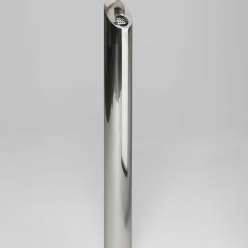 zuil-asbak Diamant 5 Asbak model H103. Vrijstaande zuil-asbak van rvs, voor uw rokersruimte.