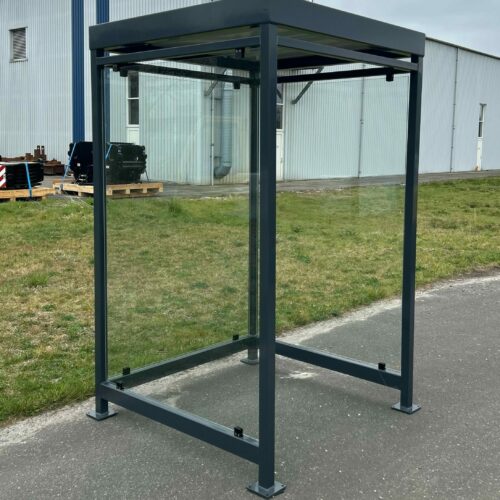 1.5 x 1.5m Ideale rookoverkapping als u maar een paar rokers heeft.