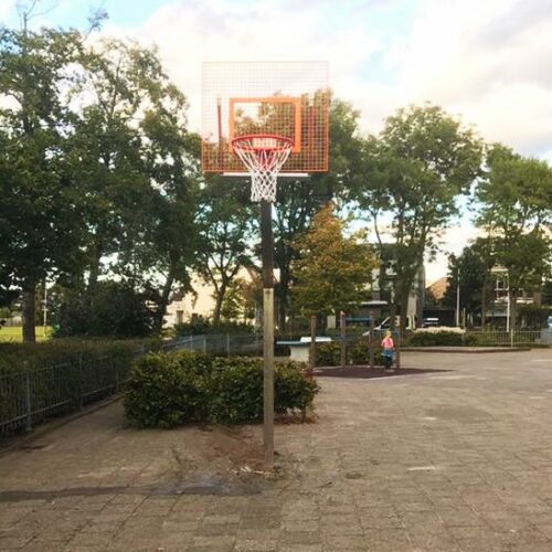Basketbalpaal Rothe Fixed 40 Basketbalpaal Rothe Fixed, vandalisme- en geluidsarm.