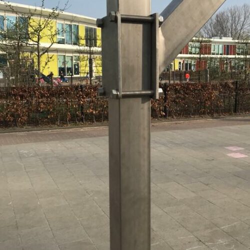 Verstelbare basketbalpaal Rothe+ 37 U bepaalt zelf eenvoudig de hoogte van de basketbalring