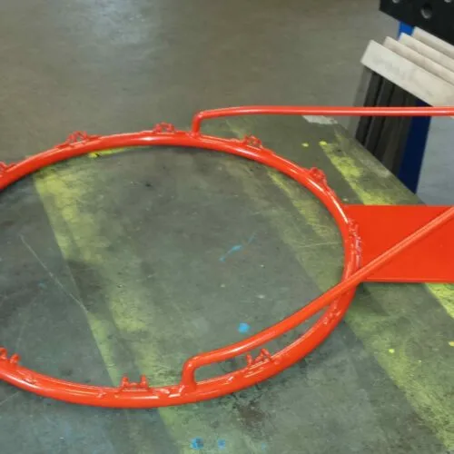 Zware basketbalring. Zeer duurzaam. Model Classic, de ultieme duurzaamheid