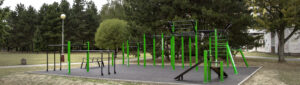Absoluut een aanwinst voor iedere woonwijk - park. De Revolution 13 calisthenics-toestellen van SKWshop
