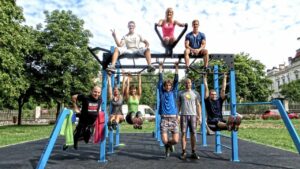 Onze bootcamp - buitenfitness toestellen zijn praktisch onverwoestbaar. Voor wie alleen het allerbeste goed genoeg is.