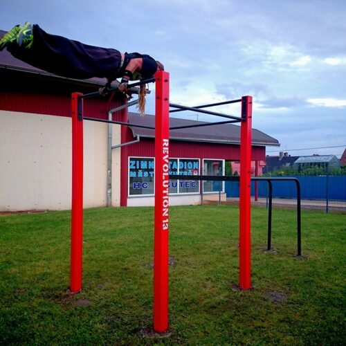 Calisthenics toestel Petum 56 Buitenfitness toestel model Petum. Deze fraaie buiten fitness c.q. bootcamp mini-stations zijn van de hoogste kwaliteit en leverbaar in diverse ral kleuren.