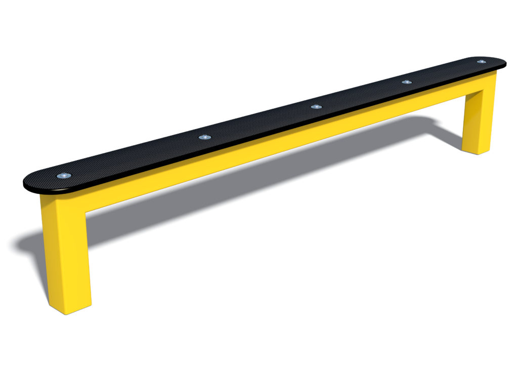 Buitenfitness toestel Balance Beams 1 Balanceerbalk, evenwichtsbalk. Geschikt voor buiten. Outdoor fitness.