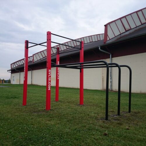 Calisthenics toestel Petum 44 Buiten fitness toestel cq mini bootcamp station, model Petum. Leverbaar in 2 uitvoeringen. Topsegment buiten fitness -stations.
