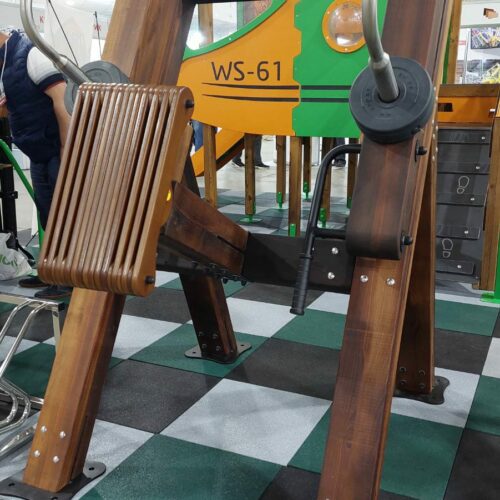 Outdoor squat-trainingsmachine voor de benen 8 Outdoor squat-trainingsmachine voor de benen - Afbeelding 4