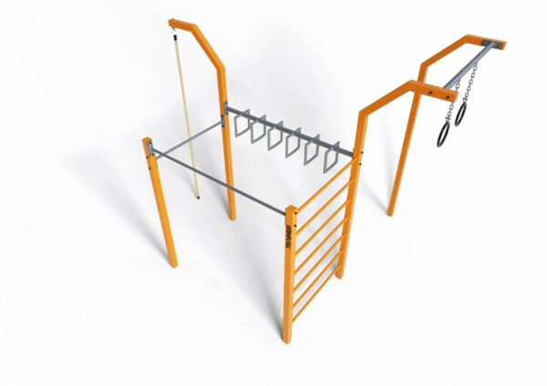 Het veelzijdige Calisthenics Park SWN07 is ontworpen voor veilige en intensieve street workout oefeningen in de buitenlucht.