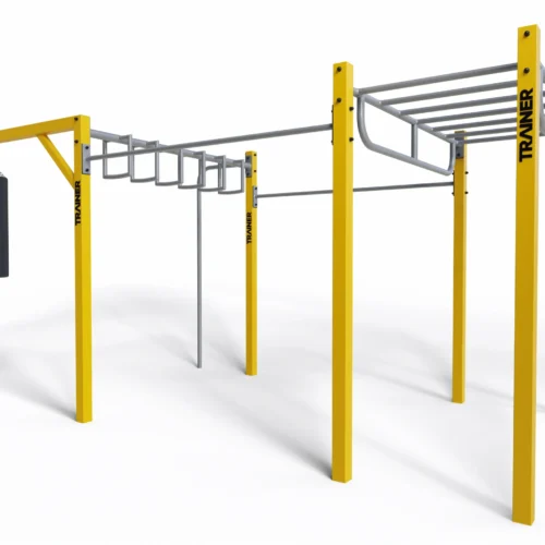 Calisthenicstoestel SWN08 4 Het Calisthenics Park SWN08 is een professioneel outdoor fitness toestel dat alle grote spiergroepen traint.