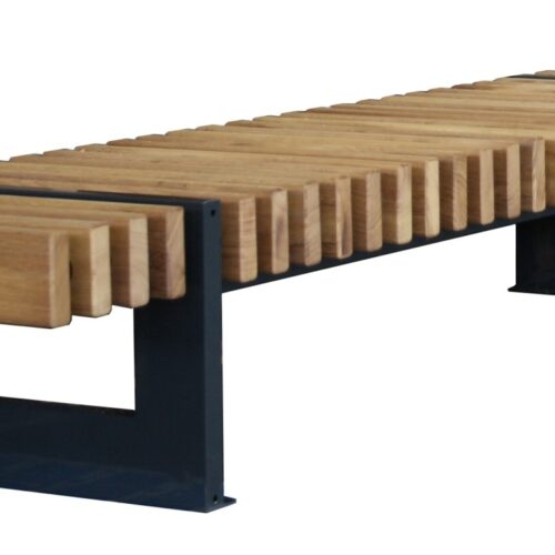 Design parkbank Sevilla 9 Parkbank Sevilla zonder rugleuning