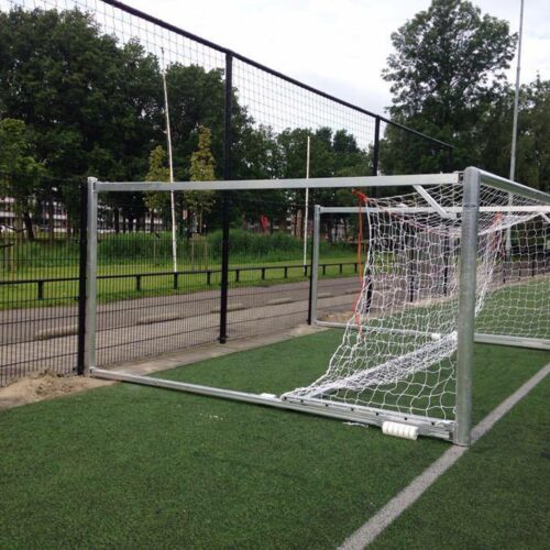 Wegdraai pupillendoel aluminium 5x2m