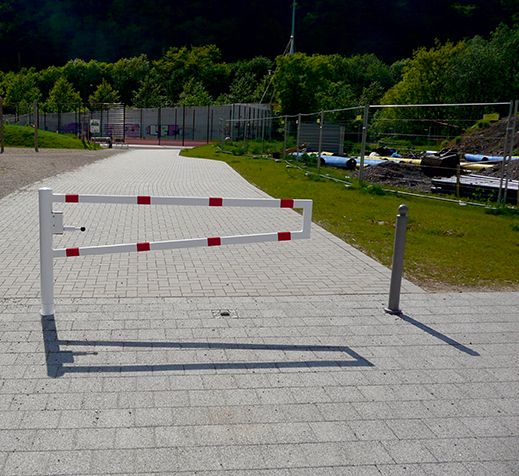 Draaipoort ZS 1 Draaipoortje zonder eindsteun bij fietspad