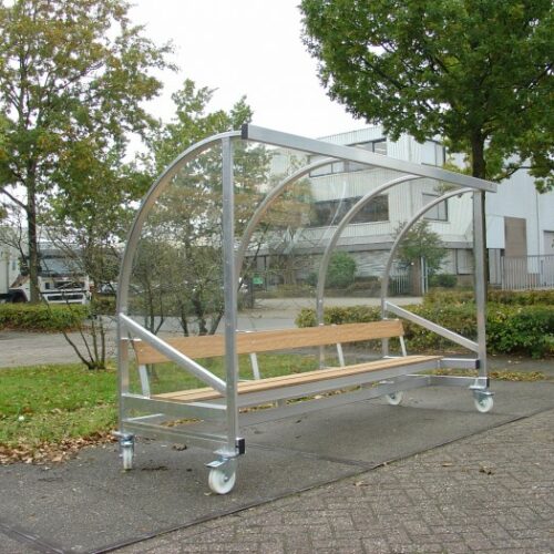 Dugout model 170 39 Dug-out DO170 is ook als transportabele, verrijdbare dug out leverbaar