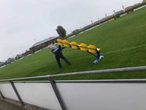 Ideaal naast uw dug-outs, de coach- reservebanken van SKWshop