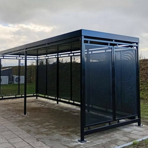 Fietsoverkapping Hagen – Luxe Design & Maatwerk 103 Onze fietsoverkapping model Hagen 6x2m in Groningen.