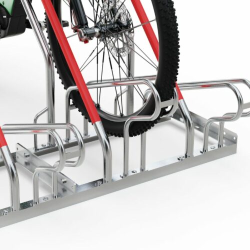 Hoog-laag fietsenrekken model R25S. Leverbaar in divers euitvoeirngen