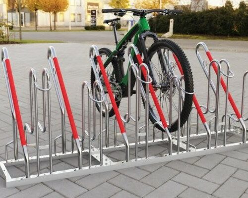 Fietsenrek verzinkt met slotbeugel